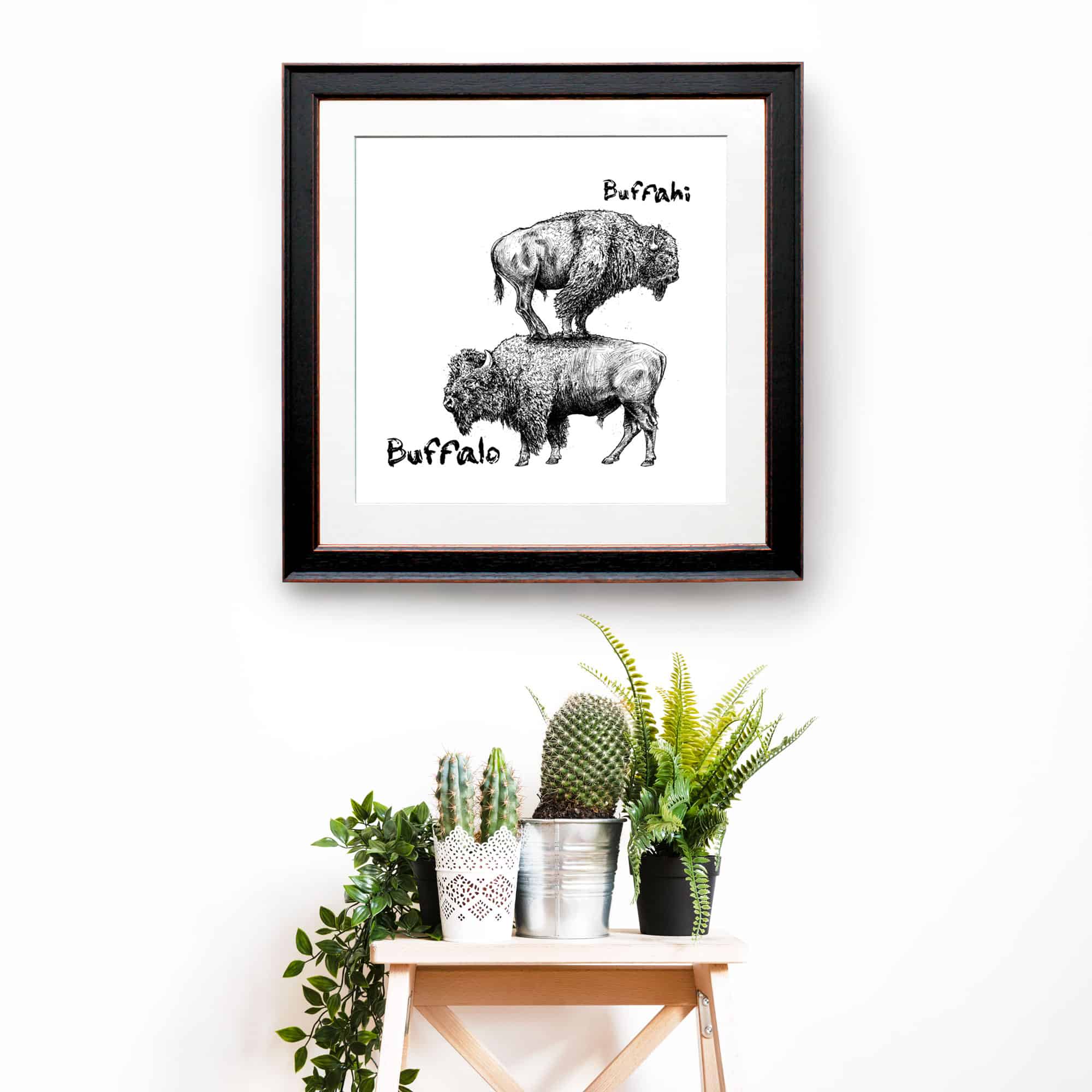 Buffahi...Buffalo Print