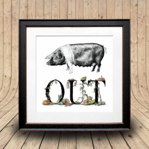 Pig Out Print (Small)