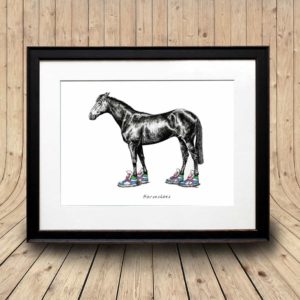 Horseshoes Print