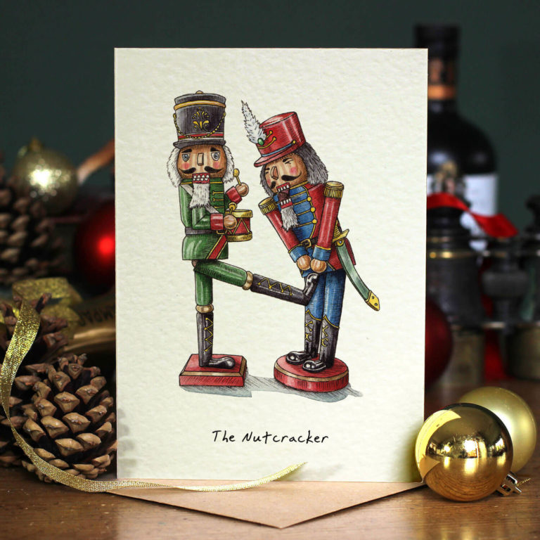 The Nutcracker Christmas Card | Funny Christmas Card | Bewilderbeest