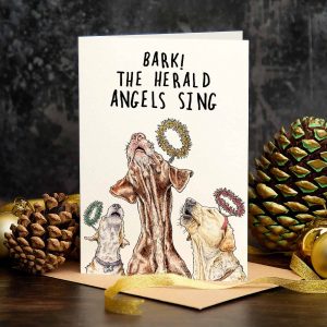 Bark The Herald Angels Sing Card