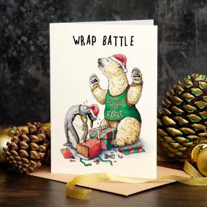 Christmas Wrap Battle Card