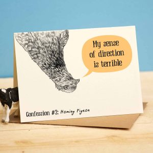Pigeon Confession Card