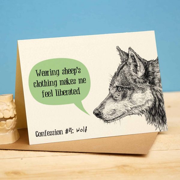 Wolf Confession Card