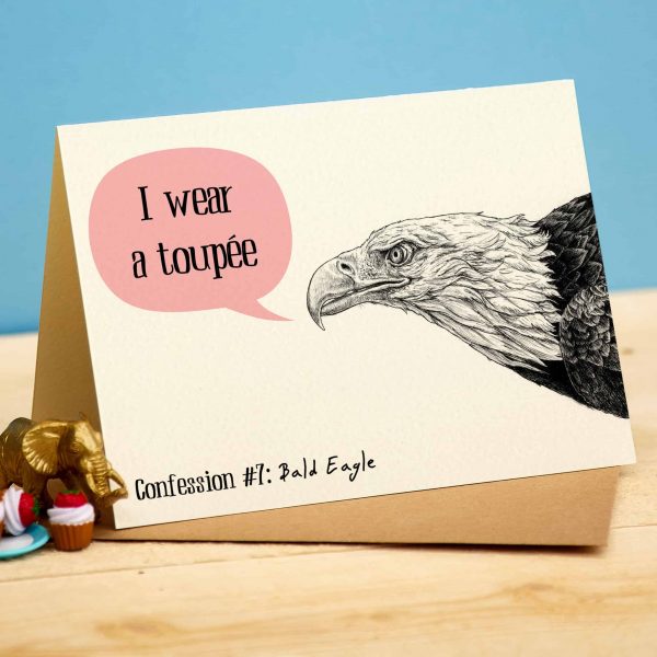 Bald Eagle Confession Card