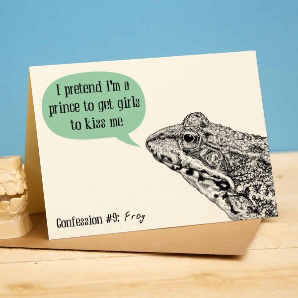 Frog Confession Card