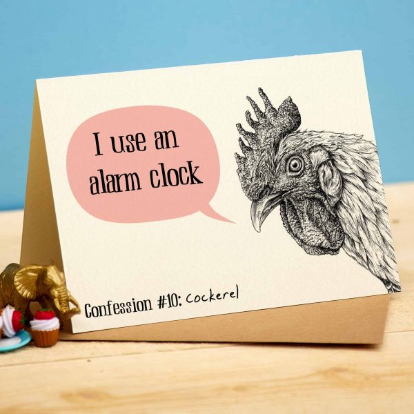 Cockerel Confession Card