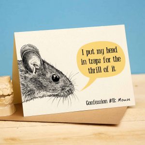 Mouse Confession Card