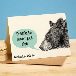 Bear Confession Card