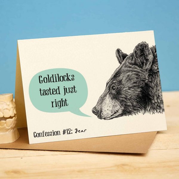 Bear Confession Card