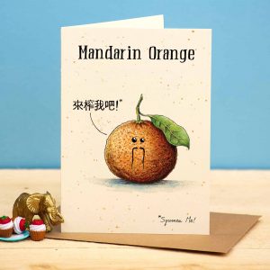 Mandarin Orange Card