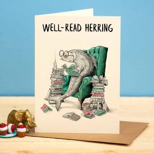 Well Read Herring card