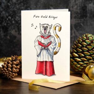 Five Gold Rings Card