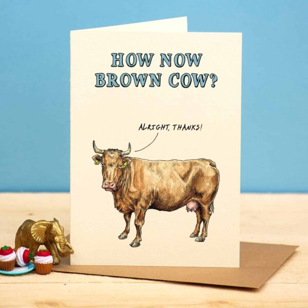 How Now Brown Cow Card