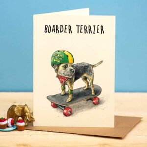 Boarder Terrier Card
