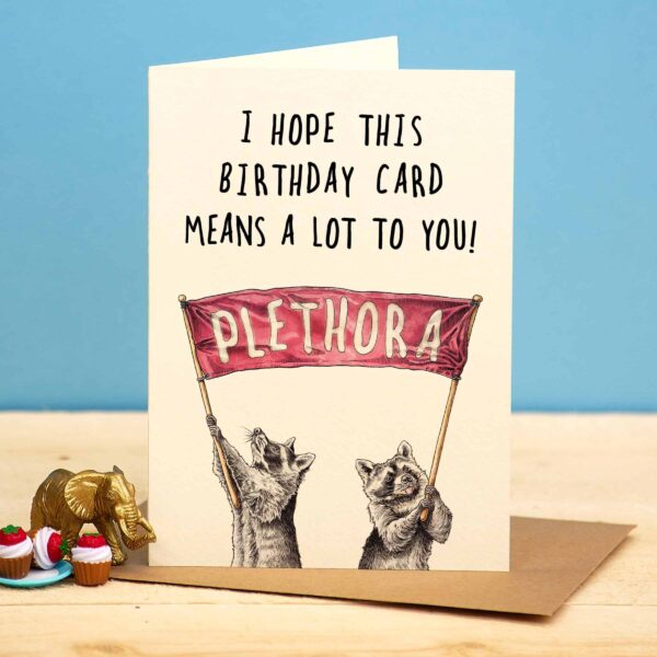 Plethora Birthday Card