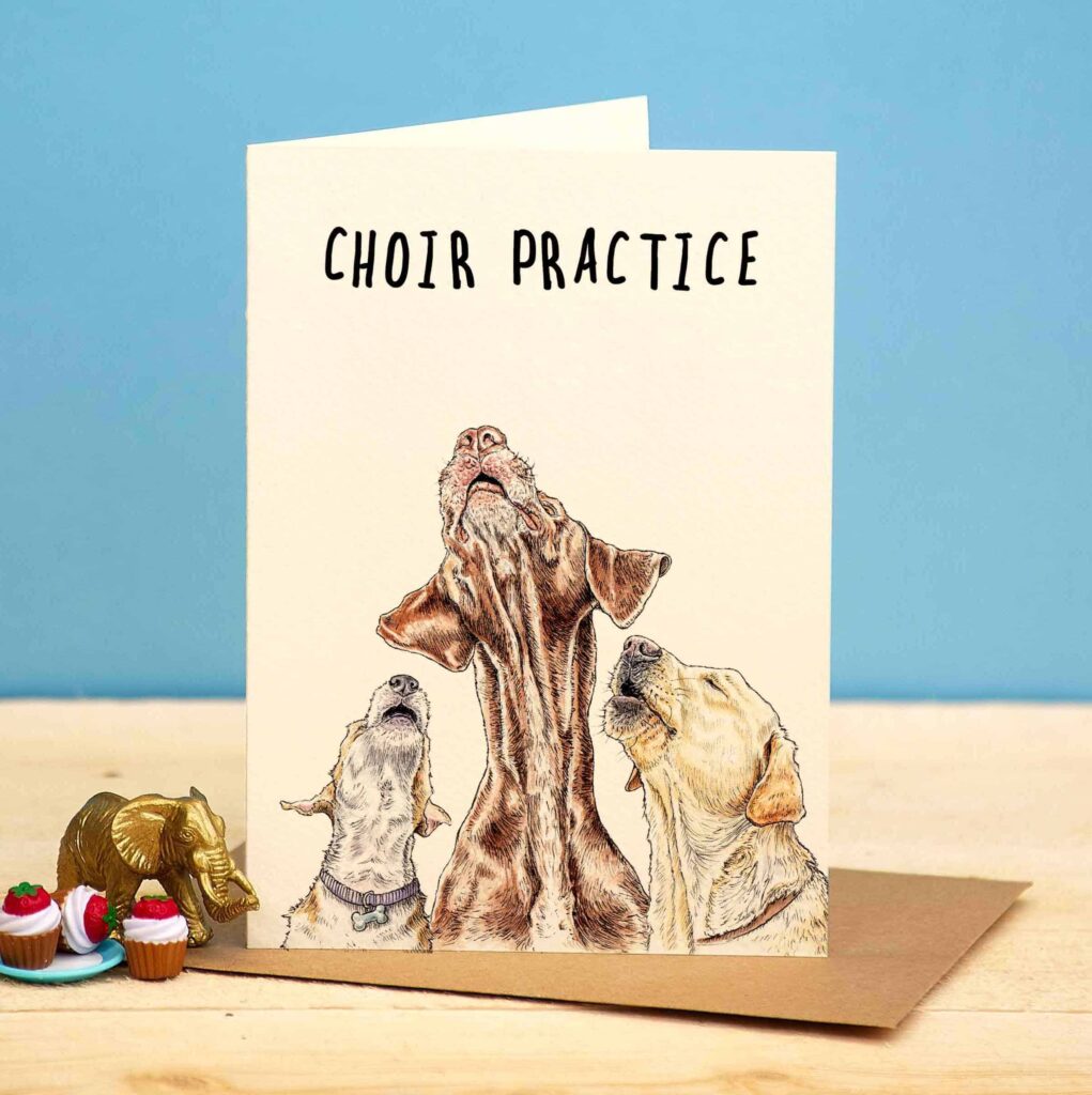 Choir Practice Card Bewilderbeest
