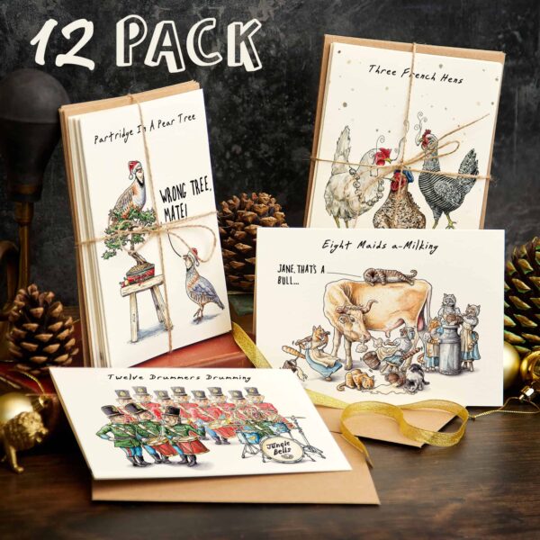 Twelve Days of Christmas Card Set