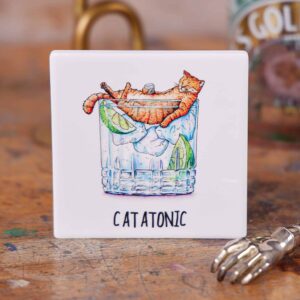 Catatonic Ceramic Coaster