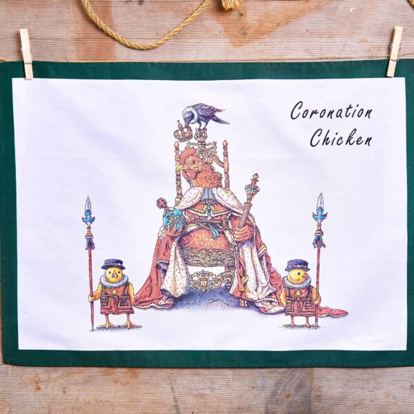 Coronation Chicken Tea Towel