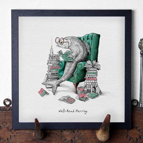 Well-Read Herring Print