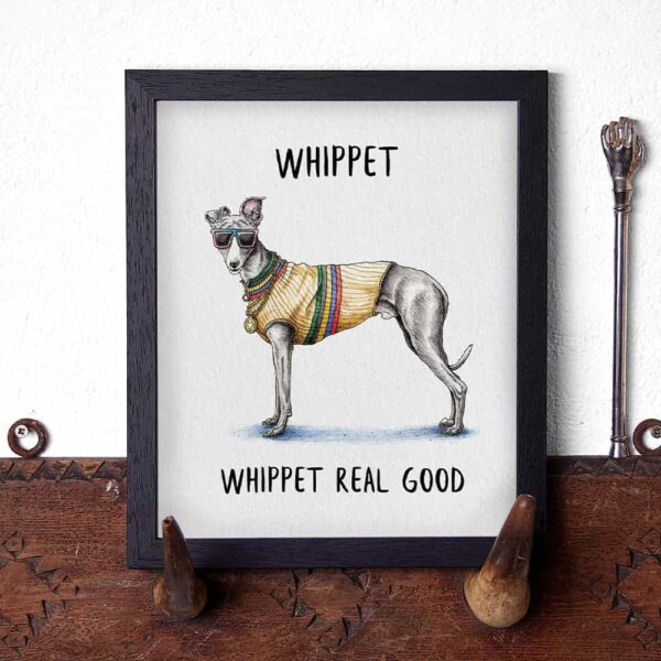 Whippet Print