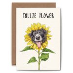 Collie Flower Card - Image 2