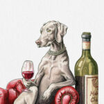 Winemaraner Print - Image 3